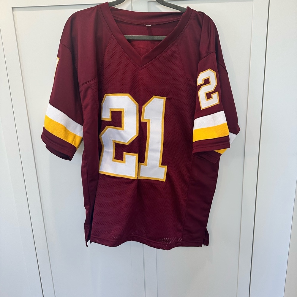 Men's Sean Taylor #21 Burgundy Football Jersey